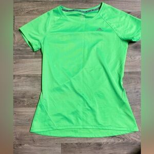 Neon Green Adidas Tee Shirt